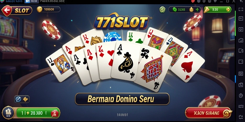 Tampilan menarik gameplay Domino di 171SLOT