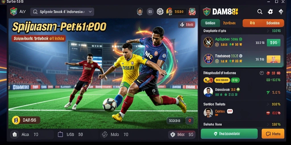 Tampilan gameplay menarik dari aplikasi Sportsbook DAM88.