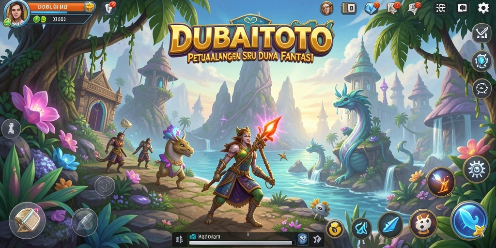 Gameplay DUBAITOTO yang penuh aksi dan petualangan menegangkan.