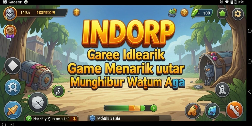 Tampilan gameplay INDORP yang menarik dan menghibur.