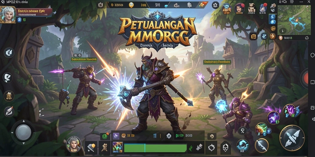 Gameplay MPO2121 yang menegangkan di dunia fantasi.