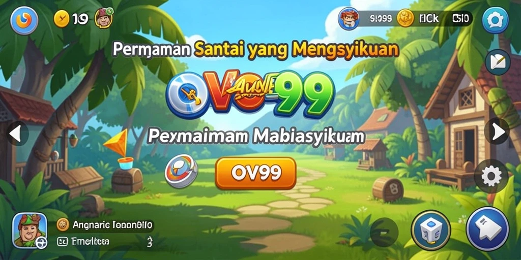 Tampilan gameplay menarik dalam permainan OVO99.