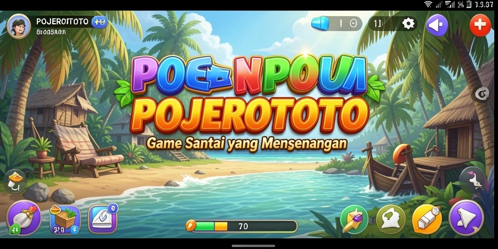 Screenshot gameplay POJEROTOTO menampilkan keseruan dan tantangan permainan yang menghibur.