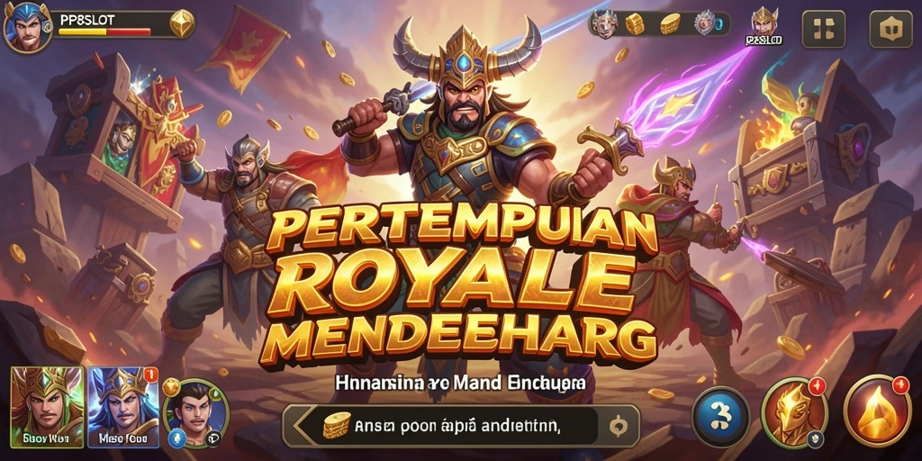 Tampilan gameplay PP8SLOT yang intens dalam pertempuran Battle Royale.