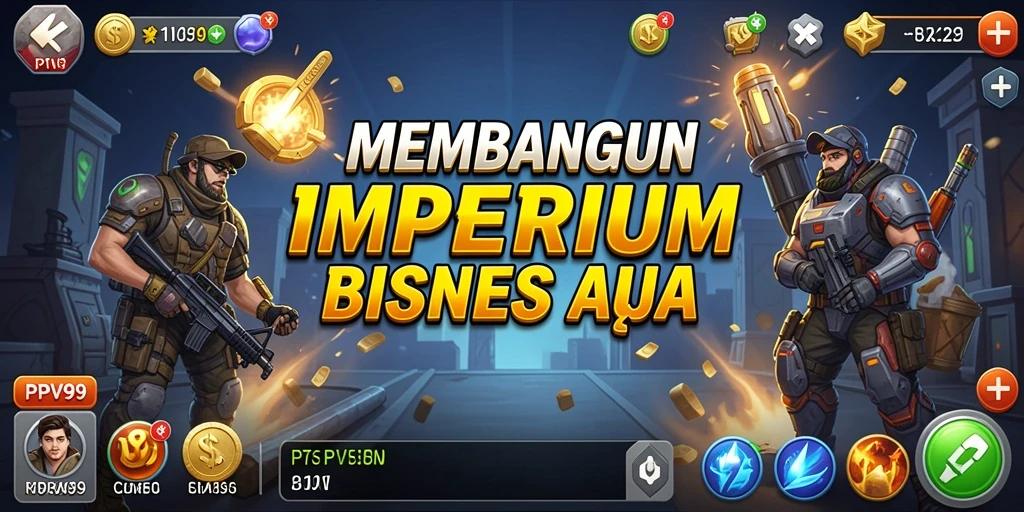 Menampilkan gameplay Tycoon yang menarik dan interaktif.