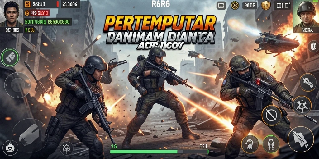 Gameplay R6R6 yang penuh aksi dan keseruan.