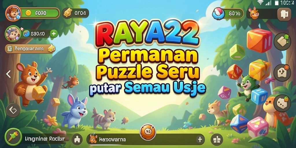 Tampilan gameplay RAYA22 yang menantang dan interaktif.