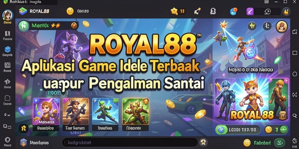 Tampilan gameplay ROYAL88 yang menarik dan santai.