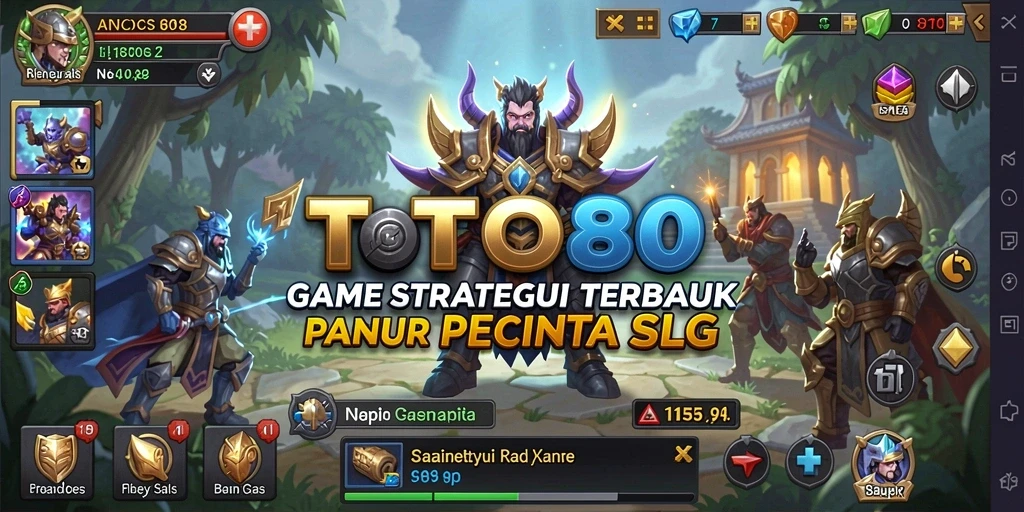 Tampilan gameplay TOTO80 yang menarik dan strategis.